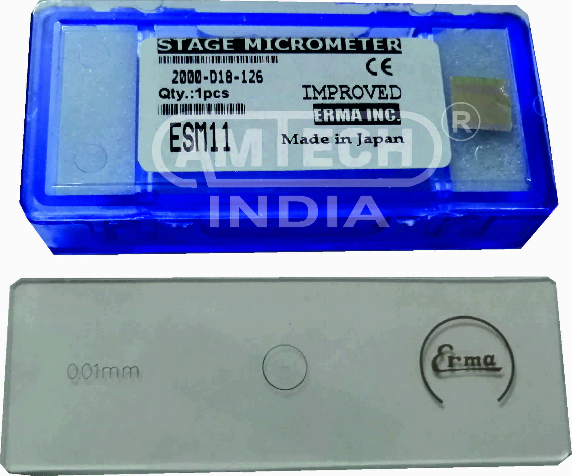 Stage Micrometer microscope calibration slide for accurate measurement and microscope calibration in laboratories